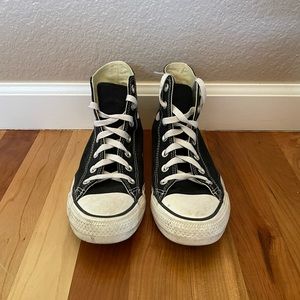 Black High Top Converse All Stars